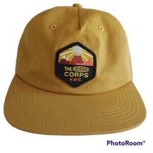Keen Corps Yellow Adjustable Sporty Outdoor Adventure Baseball Cap Hat like NEW